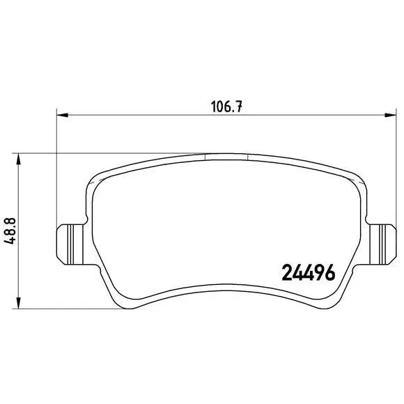 Колодки тормозные FORD GALAXY/S-MAX/VOLVO S80/V70/XC60/XC70 07