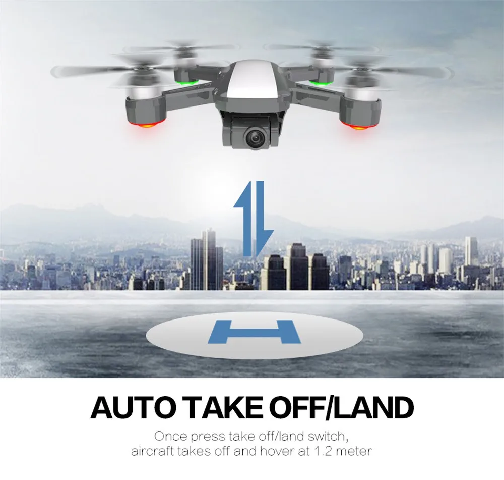 Дрона с дистанционным управлением C-Fly Dr-eam gps WI-FI с видом от первого лица 2 Ось Gimbal 4k Камера оптический Fl-ow+ рюкзак со сверхвысоким разрешением Ultra HD, 4 k, Камера gps возврата 5G WI-FI