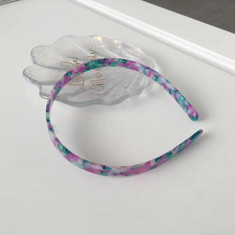 Premium Acetaat Schildpad Hoofdband met Tanden, Brede Luipaard Patroon Premium Acetaat Schildpad Hoofdband met Tanden, Brede Luipaard Patroon
