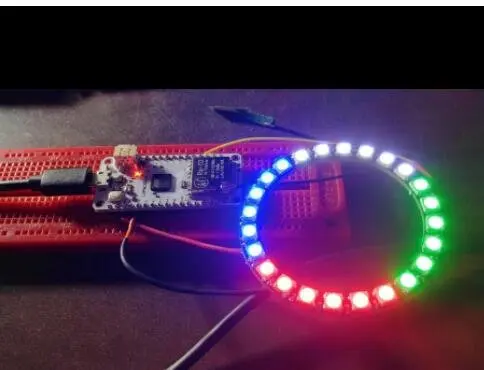 24 X WS2812 WS2812B 5050 RGB светодиодный фонарь-кольцо 24 бит для Arduino Raspberry Pi jk1743