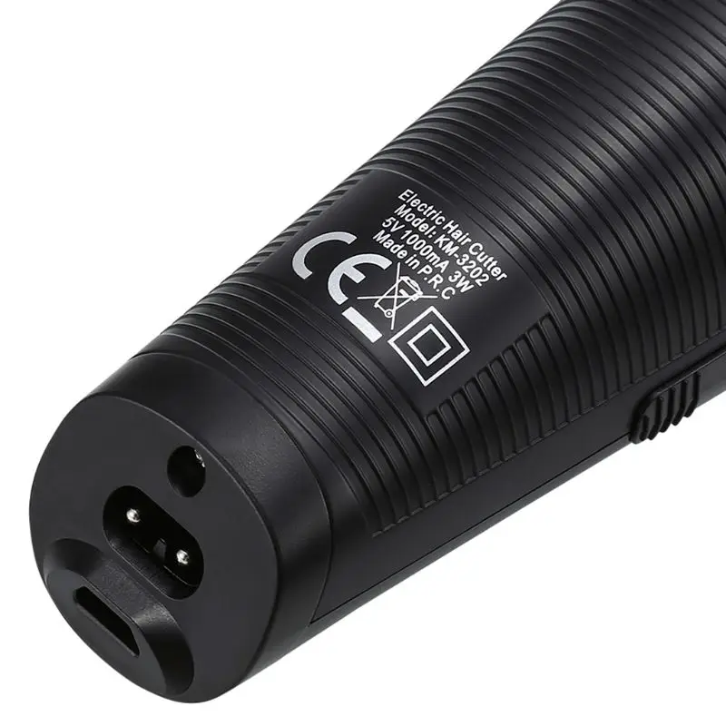 Kemei KM-3202 USB аккумуляторная электрическая машинка для стрижки волос триммер для укладки стрижка домашний парикмахерский салон