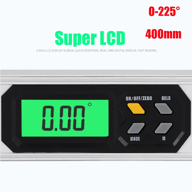 High quality 400mm/16inch Digital Protractor Digital angle level/digital spirit level& Angle Finder color is random