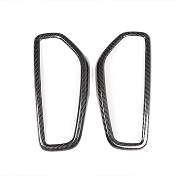 

Car Dashboard Air Condition Vent Outlet Cover Frame Kit Trim Molding for Cayenne 2018 2019 Carbon Fiber