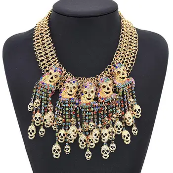 

Hyperbale Jewelry Exaggerated Necklace Punk Collar Halloween Accessories