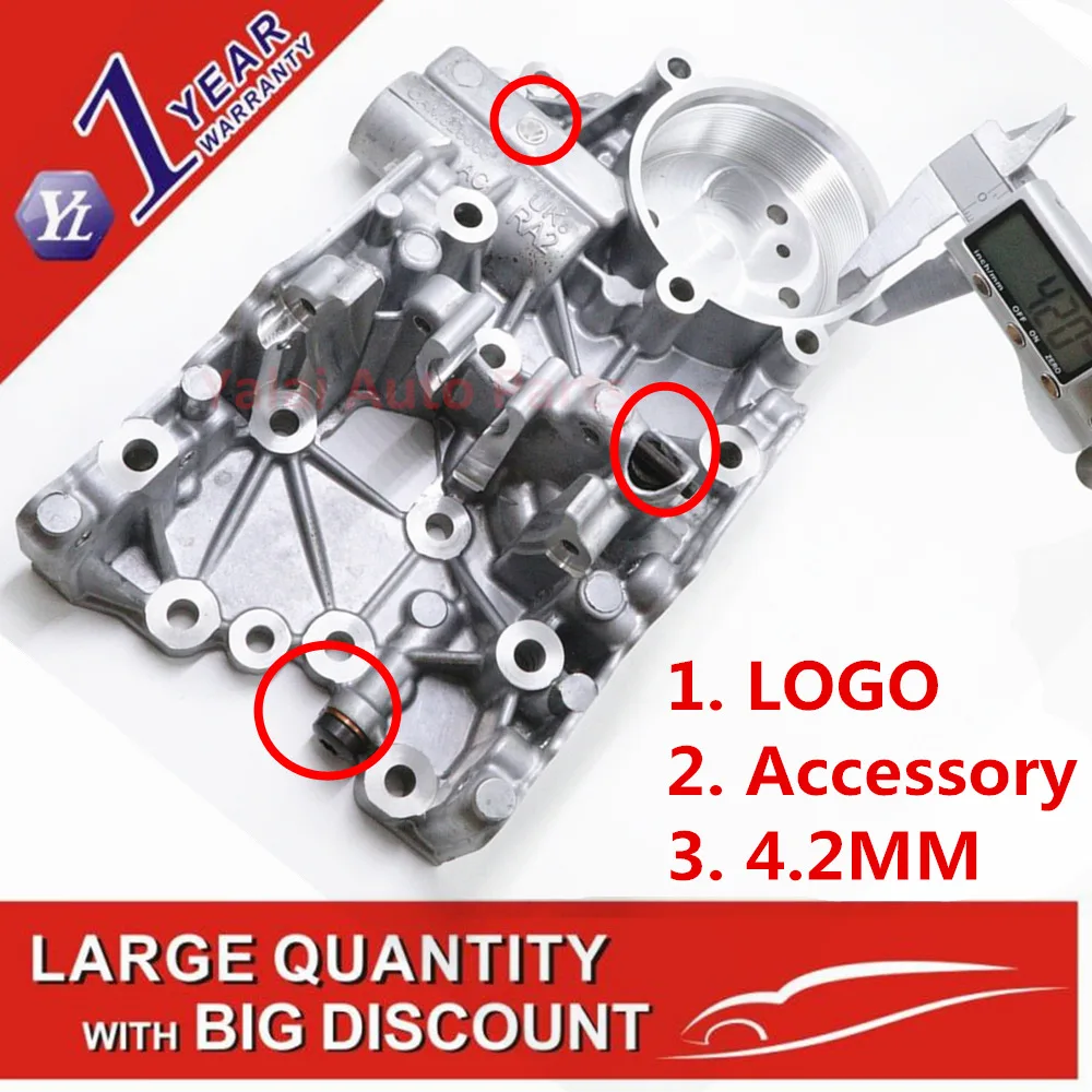 

DSG DQ200 0AM 0AM325066AC 0AM325066C 0AM325066AE 0AM325066R W V Valve body Accumulate Housing For Audi For Skoda 7speed OAM OEM