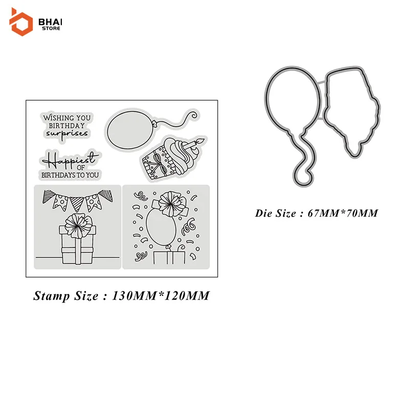 

Surprise Gift Box Metal Cutting Dies and Stamps DIY Scrapbook Photo Album Decorative Embossing Paper Cards 2021 New