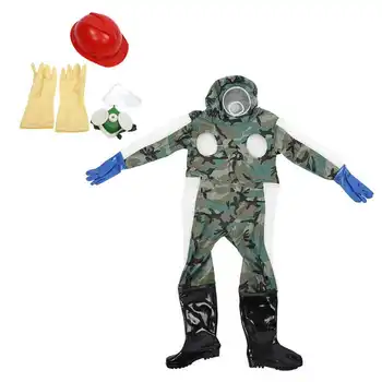

Camouflage Beekeepers Bee Full Suit Veil Beekeeping Protective w/ Helmet