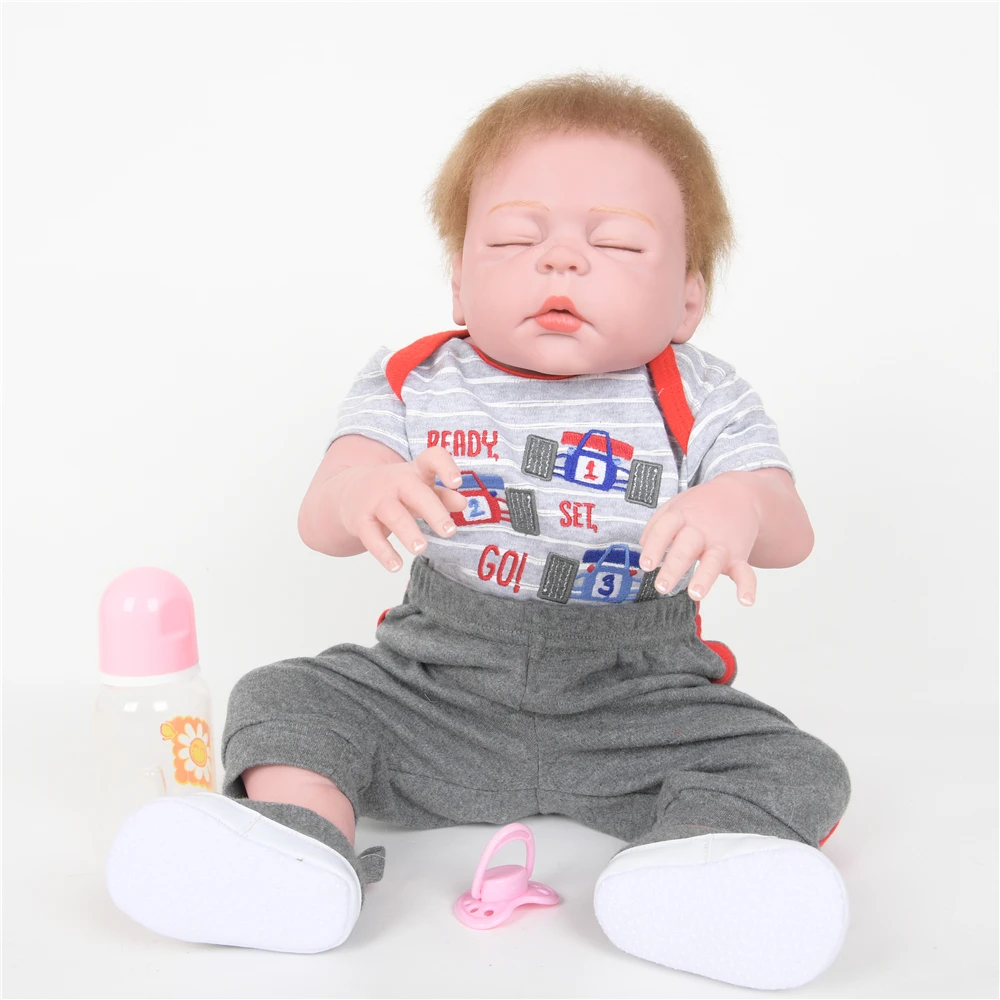 2" Bebe Reborn Baby Doll полный виниловые куклы Мягкие силиконовые реалистичные куклы новорожденных принцесс детские очаровательный реборн для игрушечный олень, детский приятель подарки