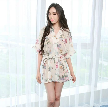 

Sexy pajamas sexy temptation female sentiment nightgown passion nightdress summer thin ice silk pajamas