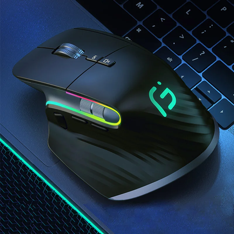 wireless mouse for mac Type C 2.4G Wireless Mouse Rechargeable Bluetooth Silent Ergonomic Computer 4000 DPI For Tablet Macbook Air Laptop Gaming Office mini computer mouse