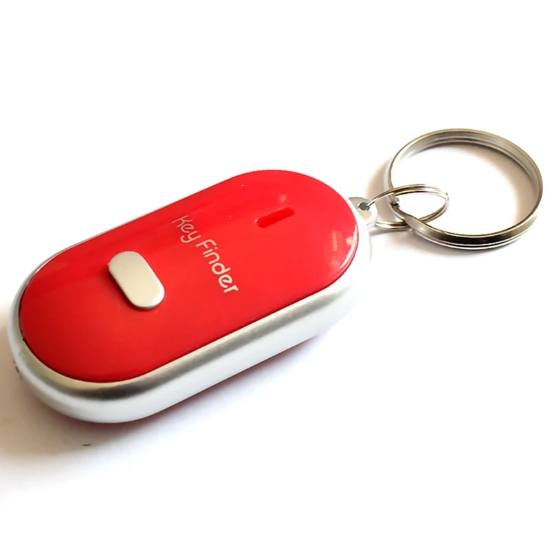 LED Light Torch Remote Sound Control Lost Key Car Motor Finder Locator Keychain Mini Alarm Locator Track Key Wallet Phone - Цвет: RD