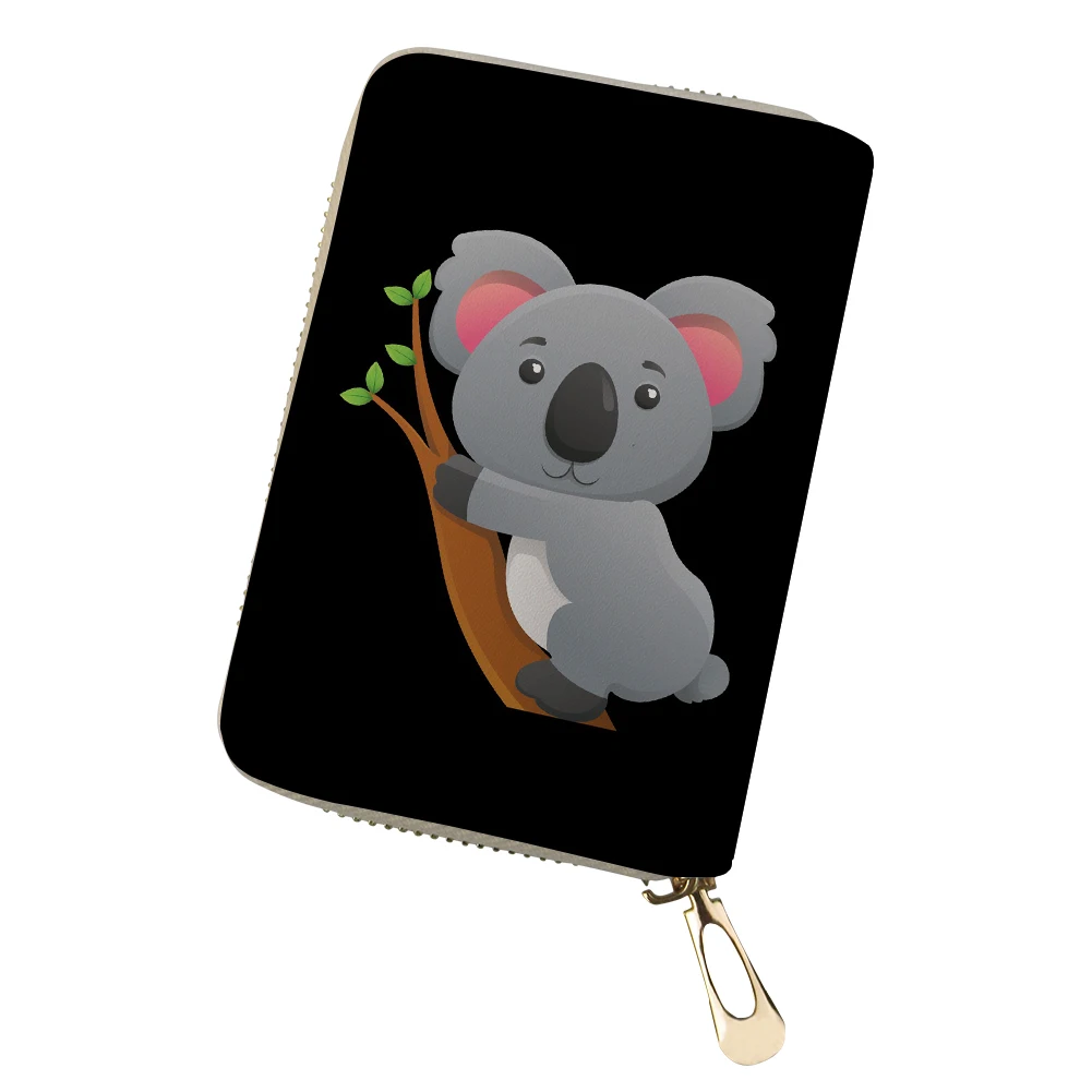 Женский мини-кошелек THIKIN Kawaii Koala чехол для карт и путешествий с мультяшным