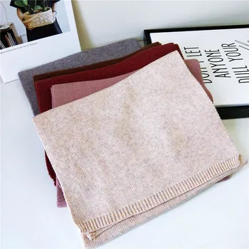 

2020 Solid Color Soft Women Scarf Cashmere Scarves Ladies Summer Shawl Wrap Autumn Winter Pashmina Unisex Female Hijab Headband