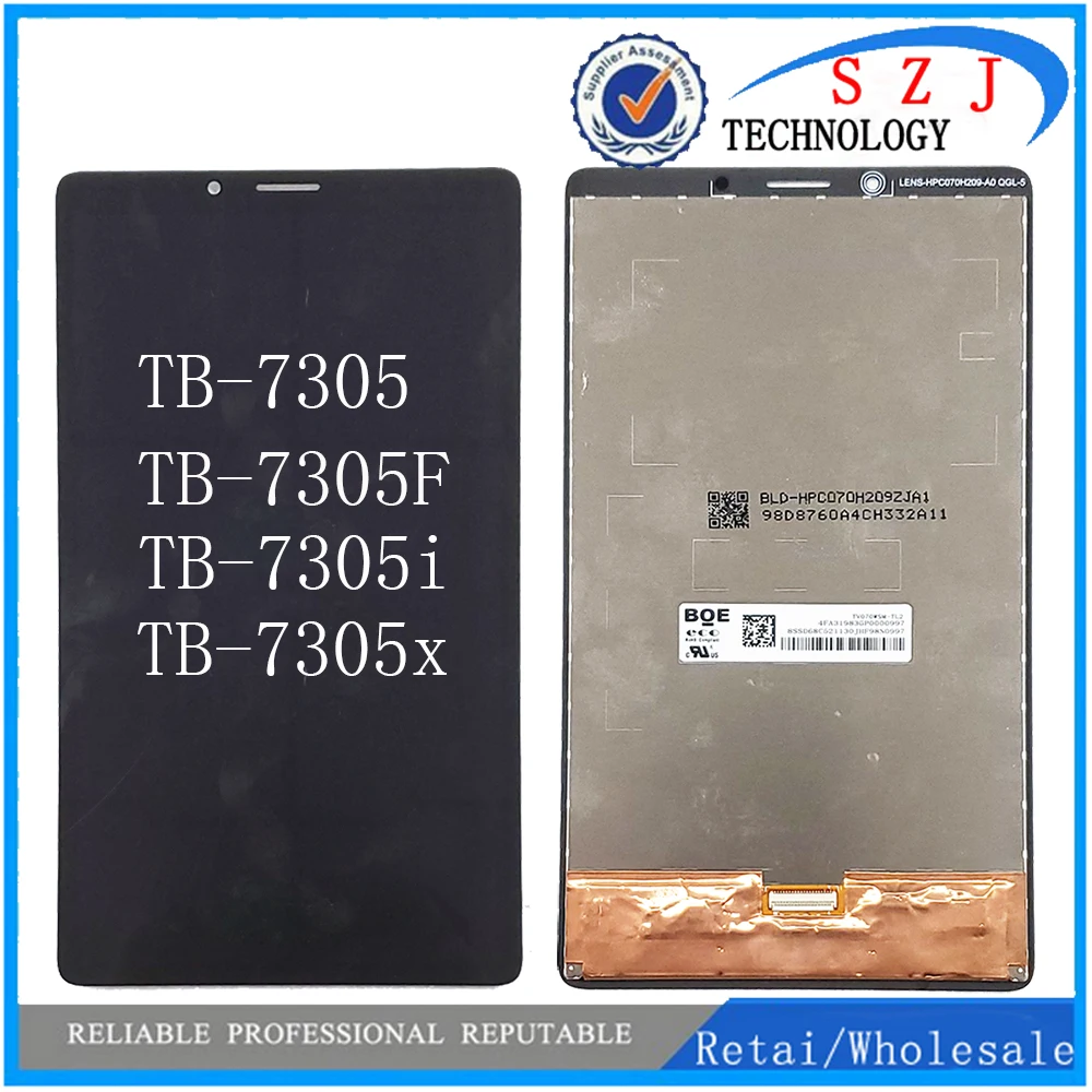 Display Lcd e Touch Screen Digitizer Assembly Original 3g 4g Wifi Lenovo Tab m7 Tb7305 Tb-7305f Tb-7305i Tb-7305x Novo