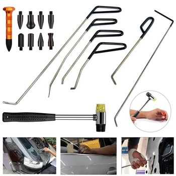 

Paintless Dent Repair Rods Auto Body Dent Removal Tools Auto Car Body Dent Repair Dent Puller Dent Hammer Tap Down