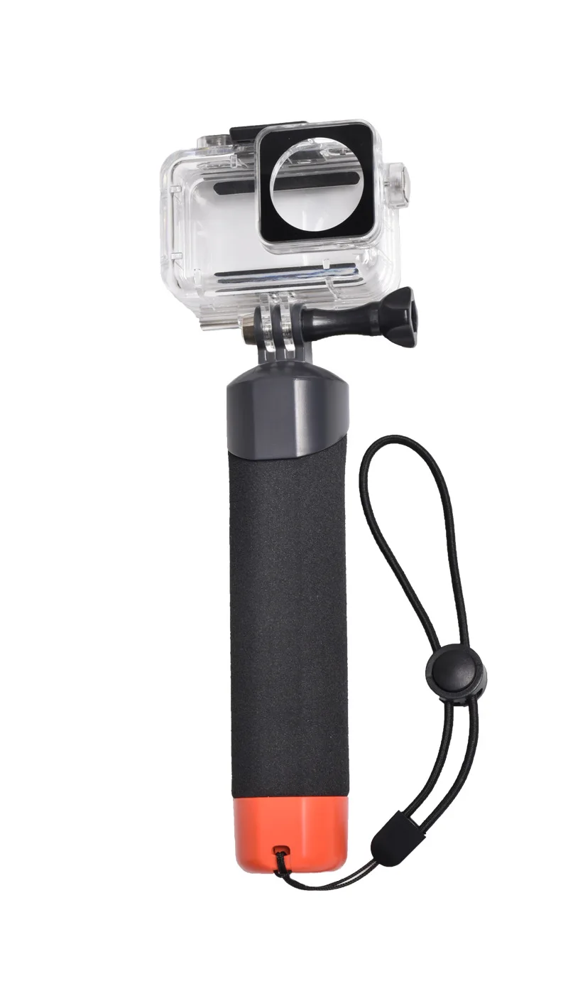 

Osmo Action Waterproof Case With Hand Grip Buoyancy Stick Underwater Stick Portable Quick Release Lightweight Monopod