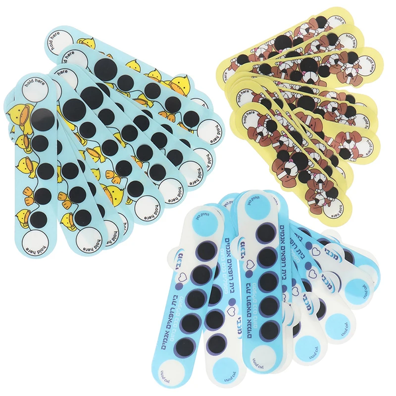 

10pcs Cartoon Forehead Sticker Thermometers Safe Infant Kid Fever Head Strip Temperature Test Sticker Safety Care For Children