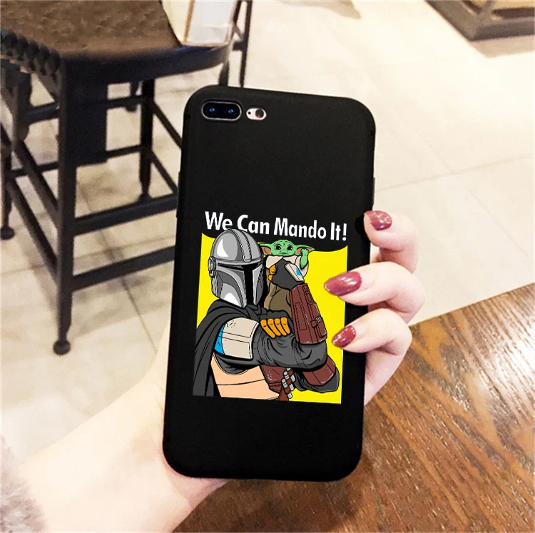 Милый мандалорский чехол для телефона для iphone 6/6 s, 7/8, 7 Plus/8 Plus, X, XS, XR, XSMax 11 Pro, чехол s
