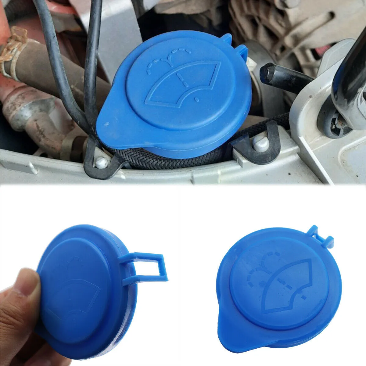 

Car Windshield Wiper Washer Fluid Reservoir Bottle Cap Cover For Ford Focus 11-15 1708196, 54009, CP9Z17A605A, KT1Z17632A