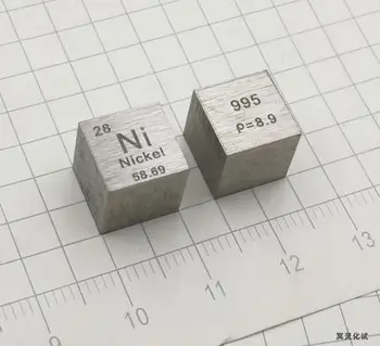 

Metal Ni Nickel Periodic Table Cube 10mm Weight 8.64g Ni=99.5