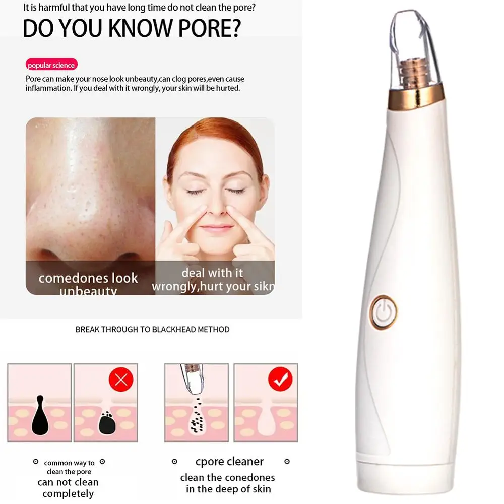 

Electric Facial Pore Blackhead Vacuum Suction Remove Machine Remove Dead Skin Professional Facial Care Tools