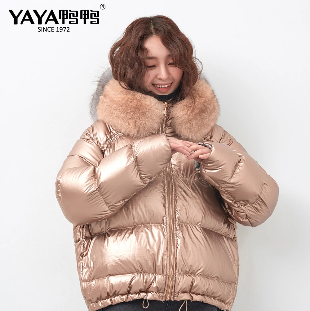 YAYA 2020 Новый женский 90% Зимний пуховик женское короткое пальто толстые теплые