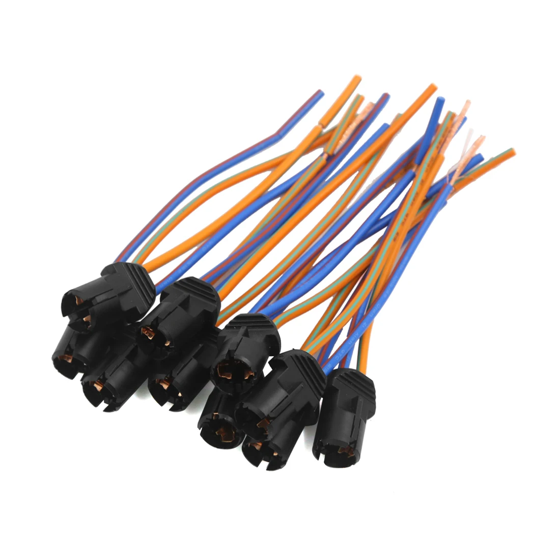 Uxcell 2 stücke 4 stücke 6 stücke DC 12V T10 W5W 194 168 Buchse Marker Licht Halter Anschluss Draht birne Harness Ersatz – Detail 2