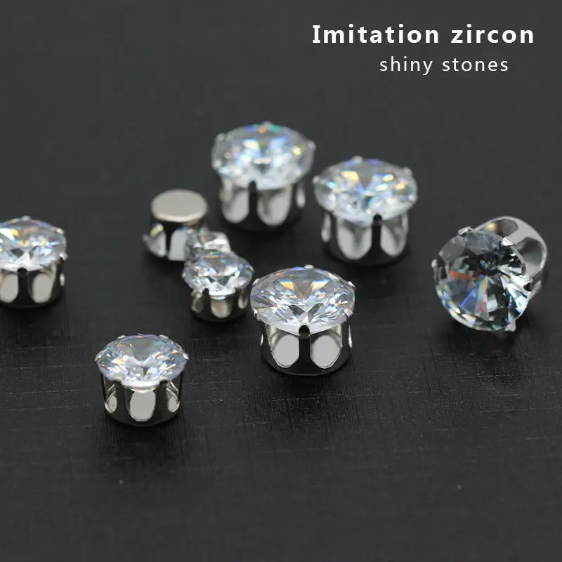 1000Pcs 2mm Round Loose Clear Cubic Zirconia Shiny Stone DIY Jewellery Pendant 1000Pcs 2mm Round Loose Clear Cubic Zirconia Shiny Stone DIY Jewellery Pendant