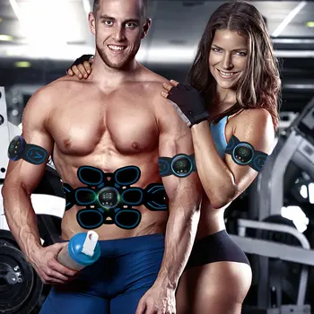 

Home USB Muscle Stimulator Set EMS Toner Equipment PU Slimming Smart Exercise Fitness Belt Gym Abdominal Trainer