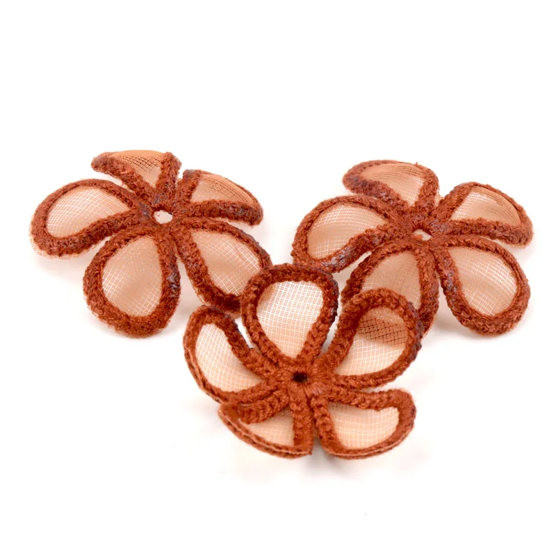 10pcs beautiful lace flower applique trim embroidered lace patches for handmade garment accessories decoration sewing DIY 35mm lace garment accessories sewing patches lace sewing supplies lace decoration lace accessories lace sewing accessories clothing accessories