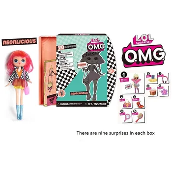 

Original L.O.L. Surprise Cartoon Dolls 11inch Fashion Doll Toys DIY Lols Original Lol Surprise Omg Toy For Girl Gift