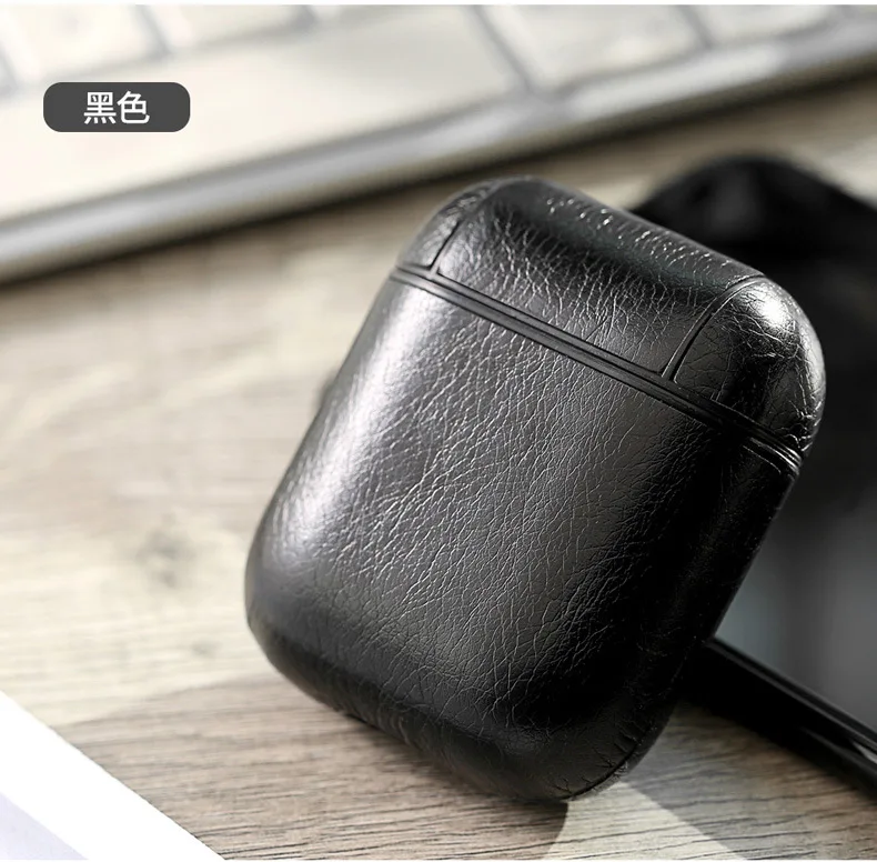 Для Apple Bluetooth чехол для гарнитуры Airpods кожаный роскошный чехол серии модный бизнес кожаный Airpods чехол canbe заказной логотип