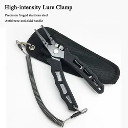 Multifunction Fishing Pliers Clamp Fishing Line Cutter Split Ring Lure Tong Fish Decoupling Device Tackle Tool Pesca Accessories Multifunction Fishing Pliers Clamp Fishing Line Cutter Split Ring Lure Tong Fish Decoupling Device Tackle Tool Pesca Accessories