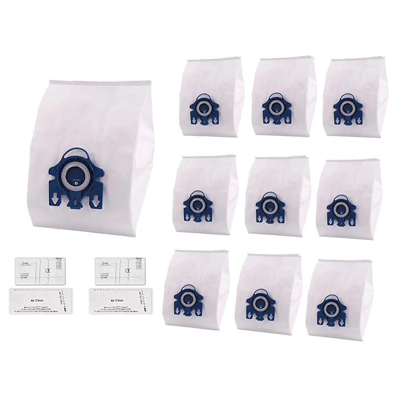

Top Deals 12Pcs Vacuum Cleaner Accessories for Miele GN AirClean 3D Efficiency Dust Bag, GN Vacuum Bag
