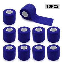 10 шт. бандажная пленка самоклеящаяся бандажная пленка 2 дюйма 5 ярдов спортивная эластичная связывающая повязка для тренировки фитнеса