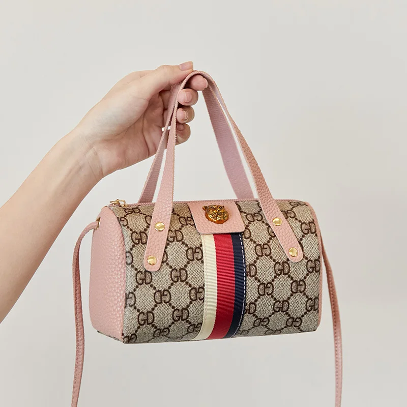 

Bag Women's 2019 New Style Korean-style Versatile Shoulder Bag Mini Bag Simple Printed Pillow Soft Leather Shoulder Bag