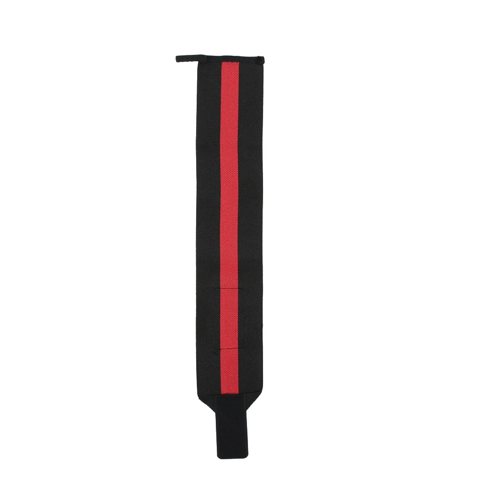 black red Регулируемый ручной браслет Прочный практичный 3 цвета полиэфирное волокно HW008 Тяжелая атлетика тренажерный зал Теннис Баскетбол Фитнес - Цвет: black red