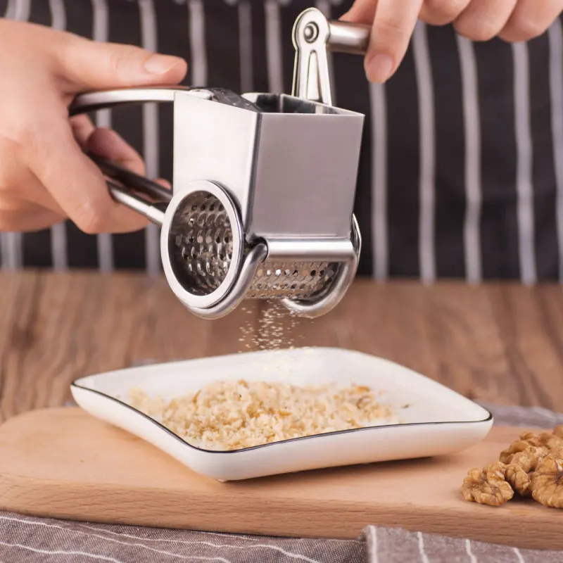 Creative Stainless Steel Rotary Cheese Graters Drum Blades Knife Butter Chocolate Cutter Fruit Vegetable Kitchen Gadgets|Терки для сыра|