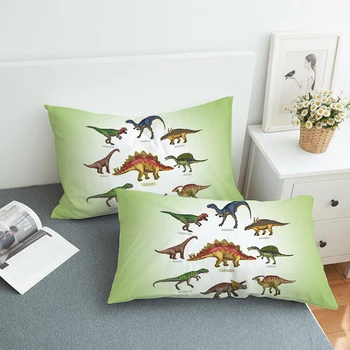 

Lychee Dinosaur Printed Pillowcases Polyester Pillow Cover Fashion Pillow Case For Bedroom Use