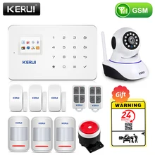 Super Thin GSM Alarm Systems Android IOS APP Alarms Home Security System