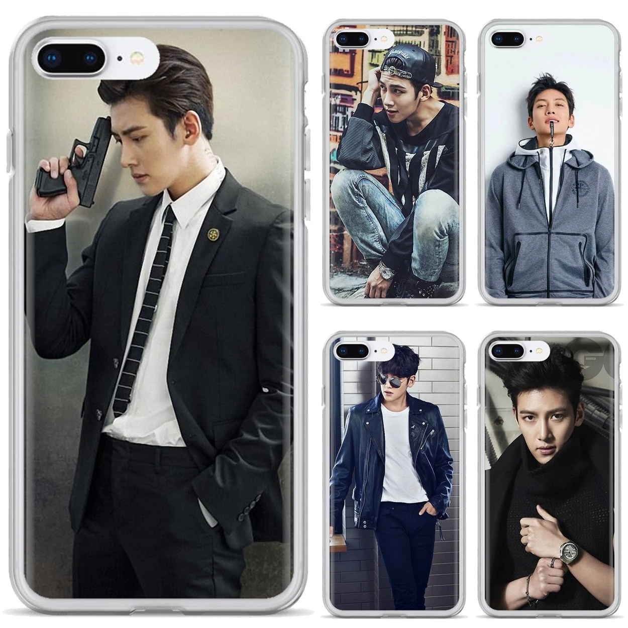 Блестящий силиконовый чехол для телефона Ji Chang Wook корейский актер Samsung Galaxy Note 3 4 5 8
