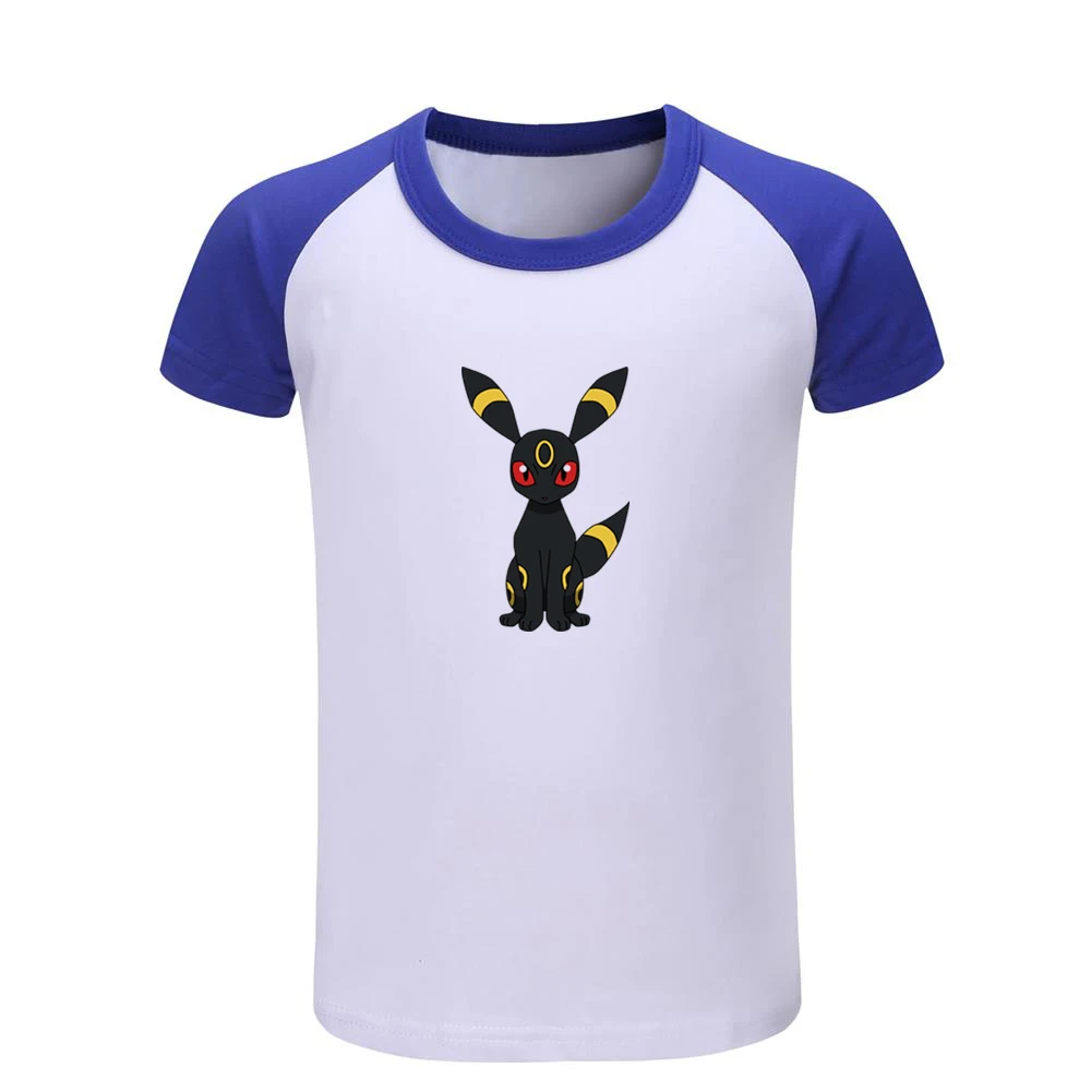 Футболки с покемоном, Umbreon, Charmander, Bulbasaur, Squirtle, детские футболки с рисунком топы с короткими рукавами, рождественский подарок - Цвет: JeKCBL994D