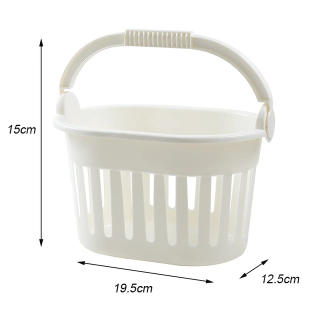 Simple Portable Hollow Reusable Plastic Bathroom Storage Organizer