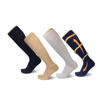 

1 Pairs Unisex Compression Socks Relief Pain Pregnancy Flight Travel Anti-Fatigue Knee High Anti Fatigue Magic sock