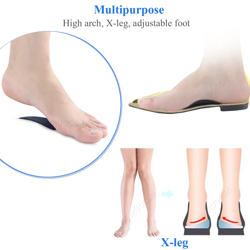 Severe Flat feet insoles Orthotic Arch Support Inserts Orthopedic Shoes Insoles Heel Pain Plantar Fasciitis Men Woman