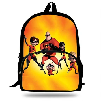 

16-Inch jack jack incredibles Print Backpack For Teenage Girls Cartoon Set Daily Backpack Children School Bag Boys Mochlia