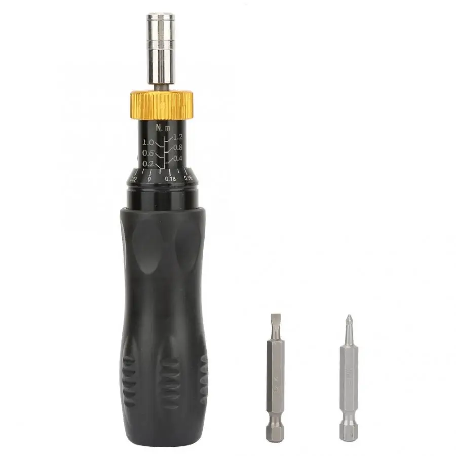 

Presetting Type Adjustable Screwdriver 0.2-1.2Nm Hex Socket RTD-1.2 Screwdriver Bit Tools Set