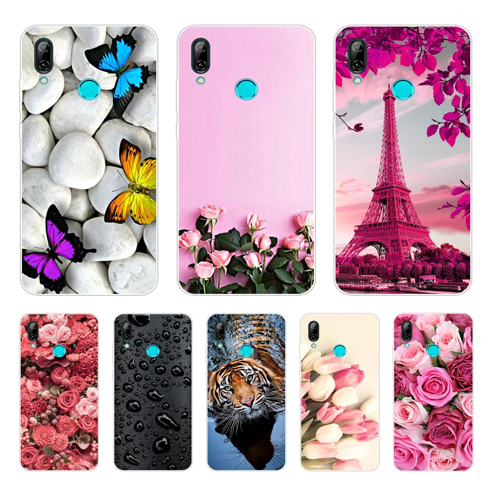 Чехлы для Huawei P Smart 2019 силиконовая Мягкая задняя крышка из ТПУ smart чехол телефона с