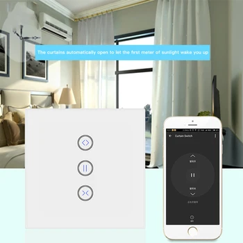 

Smart Life RF WIFi Smart Curtain Blinds Roller Shutter Switch For Google Home Alexa Echo Voice Control Smart Home App Timer