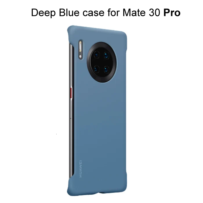 huawei mate 30/huawei mate 30 Pro, мягкий силиконовый чехол, задняя крышка с волокном внутри, чехол для mate 30 mate 30 Pro - Цвет: mate30pro deep blue